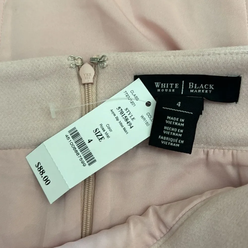 White House Black Market Pink Coat and NWT Matching Skirt SET